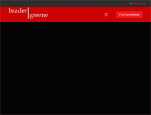 Tablet Screenshot of bradergreene.com